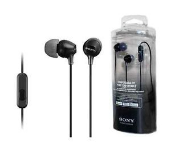 Picture of Sony MDREX15AP Stereo Handsfree with Mic - Black